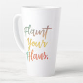 欠点を誇示する カフェラテマグ (左アングル)