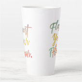 欠点を誇示する カフェラテマグ (正面)