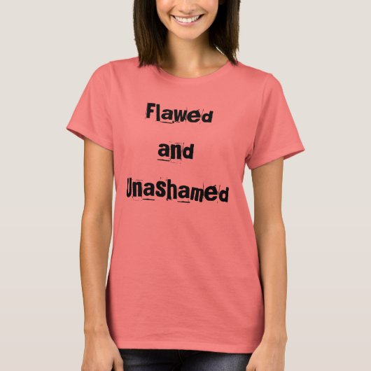 欠陥のある恥ずかしいTシャツのドレス Tシャツ (正面)