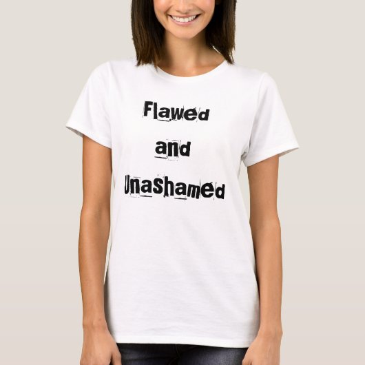 欠陥のある恥ずかしいTシャツ Tシャツ (正面)