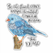 欠陥のある鳥である シール (正面)