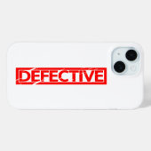 欠陥スタンプ Case-Mate iPhoneケース (裏面 (横))