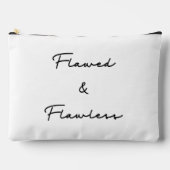 欠陥&完璧なインスピゾ引用文アクセサリーポーチ アクセサリーポーチ (正面)