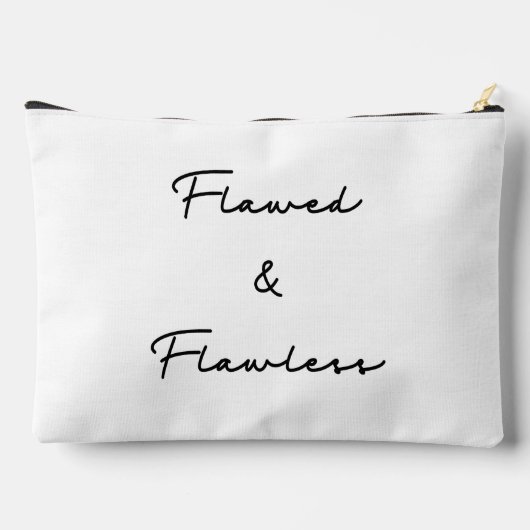 欠陥&完璧なインスピゾ引用文アクセサリーポーチ アクセサリーポーチ (裏面)