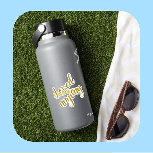 欠陥 – 愛された信仰に基づくステッカービニール シール