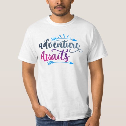 次なる冒険を発見しよう Tシャツ (正面)