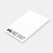 次ににか。 農場トラクターのメモ帳 ポストイット (アングル)