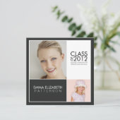 次に卒業パーテモダンィー招待状 招待状 (スタンド正面)