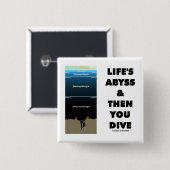 次に生命の地獄およびあなた飛び込み(遠洋の地帯) 缶バッジ (正面&裏面)