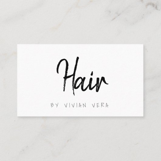 次のアポイントメントのアラーム美容師 予約カード (裏面)