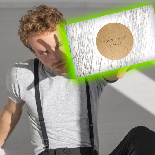 次のアポイントメントサークルクラフトシルバーホワイトウッド 予約カード