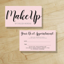 次のアポイントメントリマインダーのミニマル |ピンク