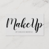 次のアポイントメントリマインダーミニマリストグレー 予約カード (裏面)