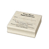 次のアポイントメント医師の実践テンプレート ラバースタンプ (スタンプ)