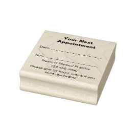 次のアポイントメント医師の実践テンプレート ラバースタンプ