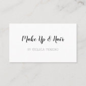 次のアポイントメント – アラーム – ミニマリスト 予約カード (裏面)