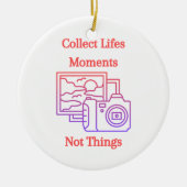 次のイベントでリフトの瞬間を収集しない セラミックオーナメント (正面)