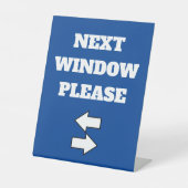 次のウィンドウペデスタル記号 台座サイン (正面)