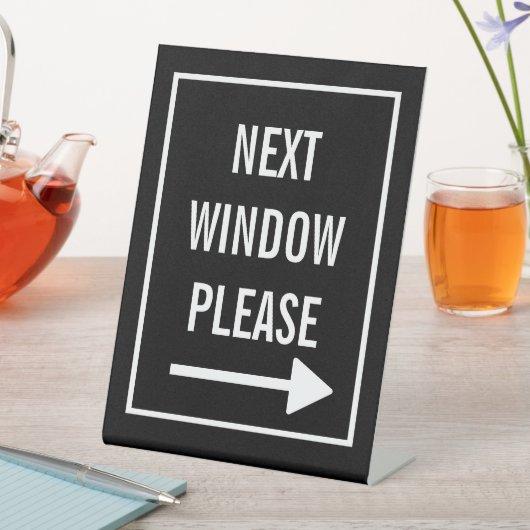 次のウィンドウ 台座サイン (インサイチュ)