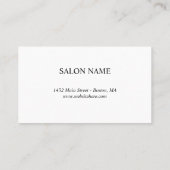 次のエレガントアポイントメント 予約カード (裏面)