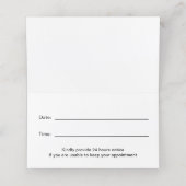 次のオフィスを白黒に 予約カード (内部開封)