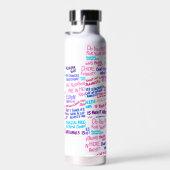 次のステップ引用文 ウォーターボトル (右面)