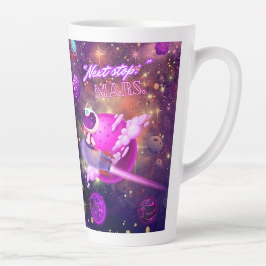 次のストップ火星 カフェラテマグ (右)