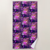 次のストップ火星 ビーチタオル (正面)