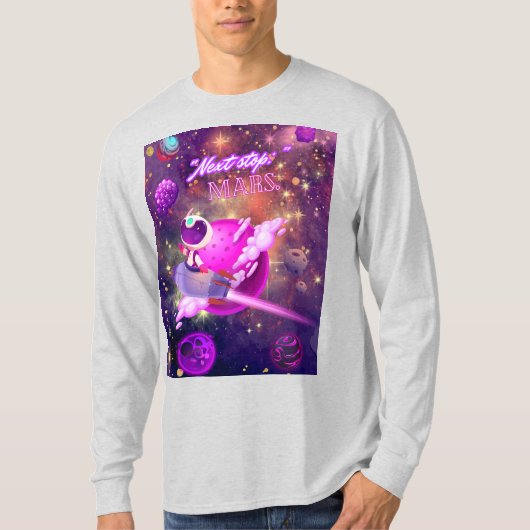 次のストップ火星 Tシャツ (正面)