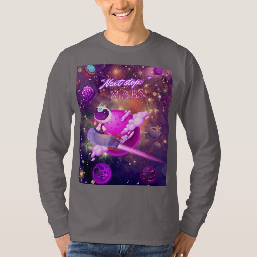 次のストップ火星 Tシャツ (正面)