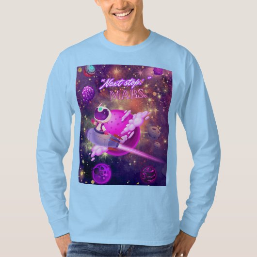 次のストップ火星 Tシャツ (正面)