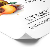 次のチャプターウォーターカラーピーチ卒業 ポスター (角)