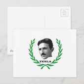 次のテスラ ポストカード (正面/裏面)