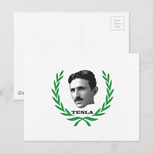 次のテスラ ポストカード (正面/裏面)