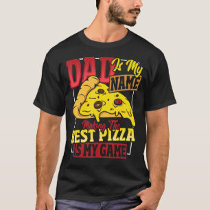 次のピザのためのメンズピザメイキングパーティー Tシャツ