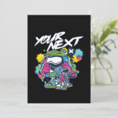 次のペイントボールプレーヤーのためのペイントボールゲームマーカーG 招待状 (スタンド正面)