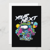 次のペイントボールプレーヤーのためのペイントボールゲームマーカーG 招待状 (正面/裏面)