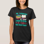 次のページのブックリーダーのグラフを表示す読る Tシャツ (正面)