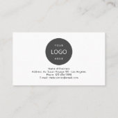 次のミニマルアポイントメント（ロゴカード付き） 予約カード (裏面)