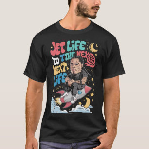 次のライフ・ラッパー・スニーカー・ギャングへのジェット・ライフ Tシャツ