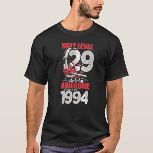 次のレベルのロック解除29歳の少年1994ヘッドセットG Tシャツ (正面)