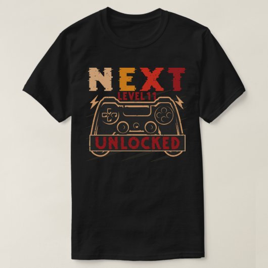 次のレベルのロック解除 Tシャツ (デザイン正面)