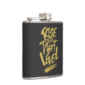 次のレベルの引用文動機に立ち上がる フラスク (右)