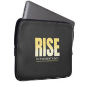 次のレベルの引用文動機に立ち上がる ラップトップスリーブ (正面右)