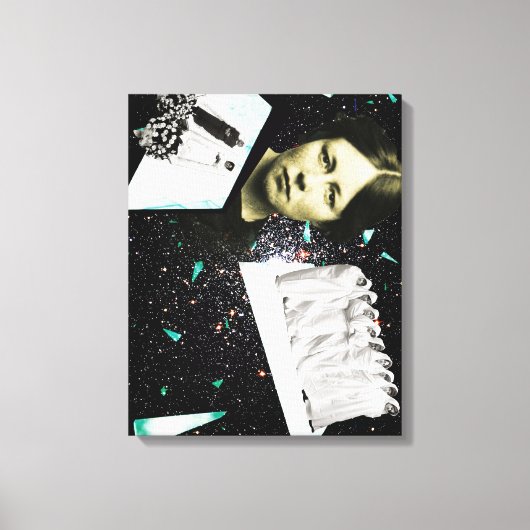 次の世界に向かう途中で キャンバスプリント (正面)