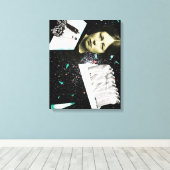 次の世界に向かう途中で キャンバスプリント (インサイチュ (ウッドフロア))