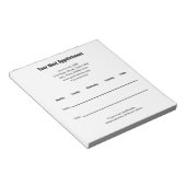 次の予約 歯科医院リマインダー ノートパッド (アングル)