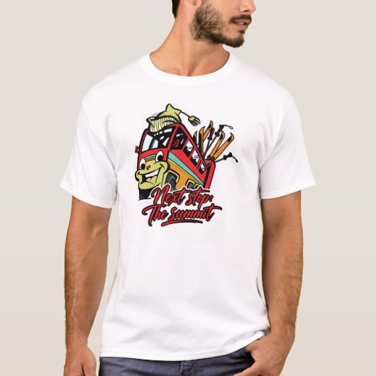 次の停留所は山頂行きバス Tシャツ (正面)