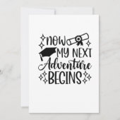 次の冒険が卒業する 招待状 (正面)