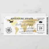 次の冒険の世界地図 修了証 招待状 (正面)